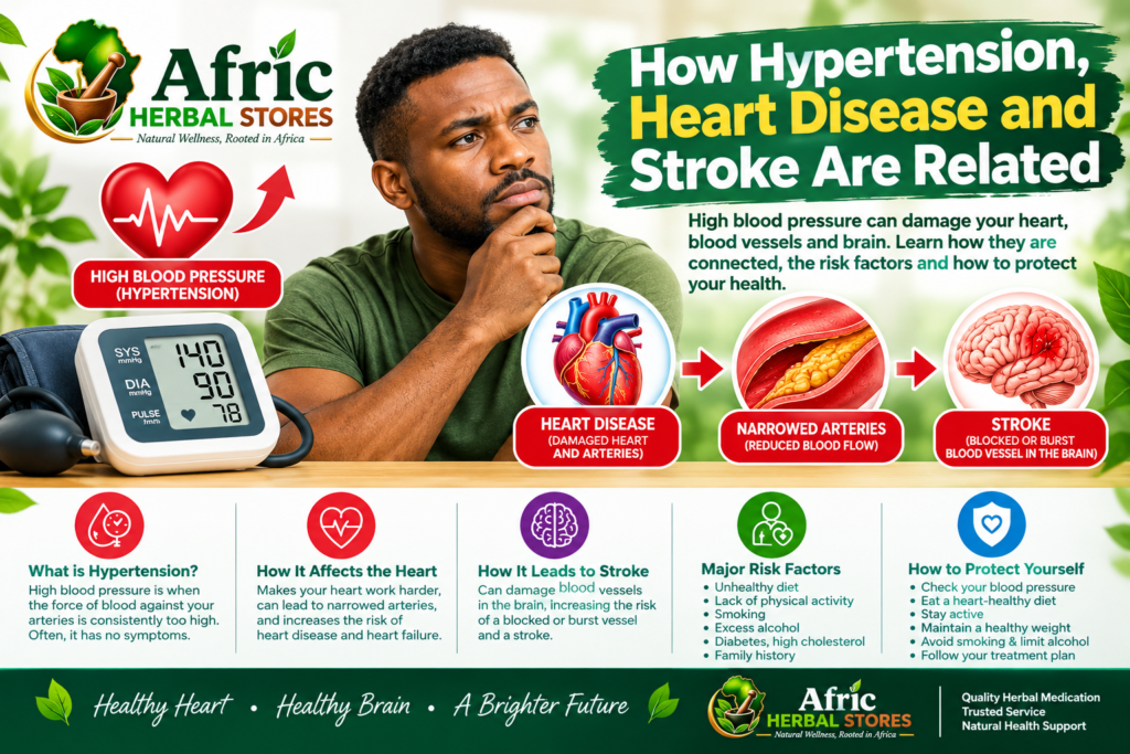 How Hypertension, Heart Disease and Stroke Are Connected